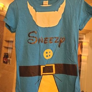 Blue Sneezy tshirt